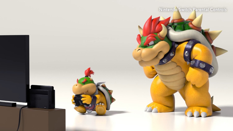 Nintendo Switch, Bowser y Bowsy nos muestran su control parental