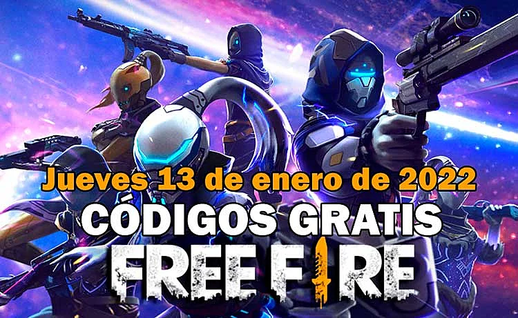 Free Fire: Códigos de hoy 13 de enero de 2022 (funcionan)