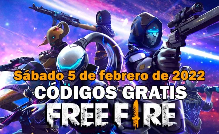 Códigos gratis de Garena Free Fire para hoy, 5 de febrero de 2022