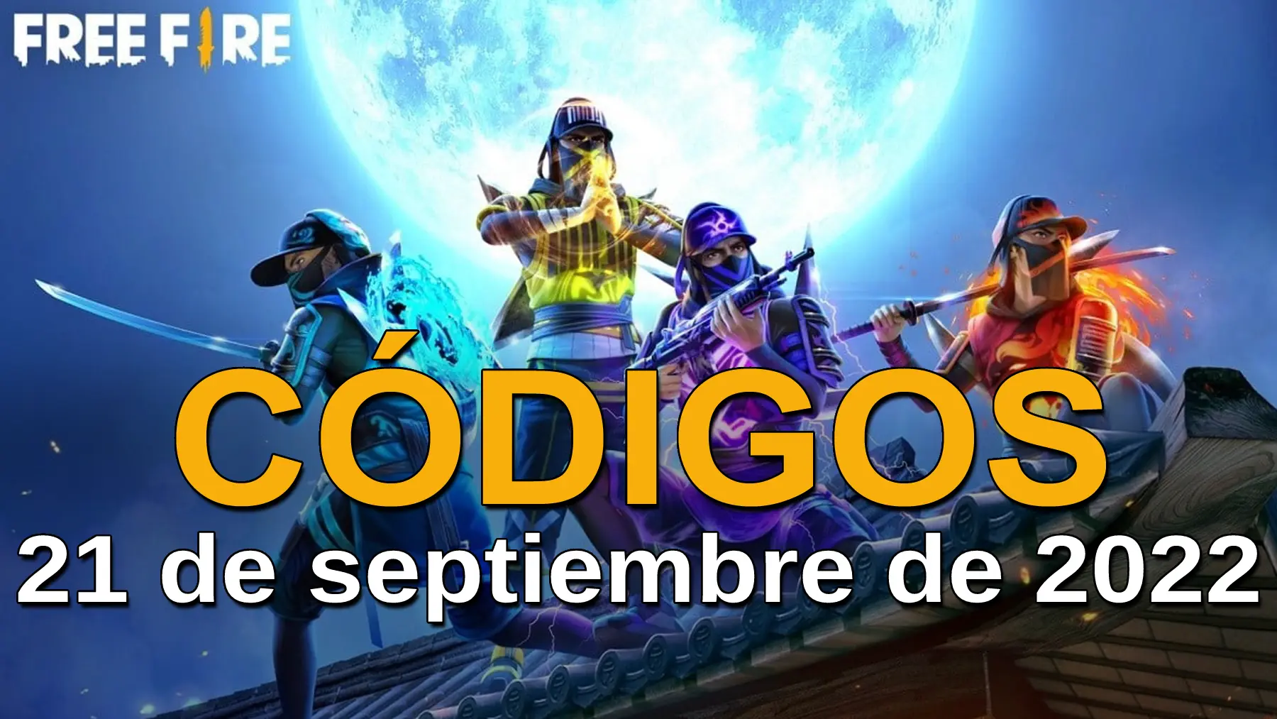 Códigos Free Fire del 12 de septiembre: todos los códigos para