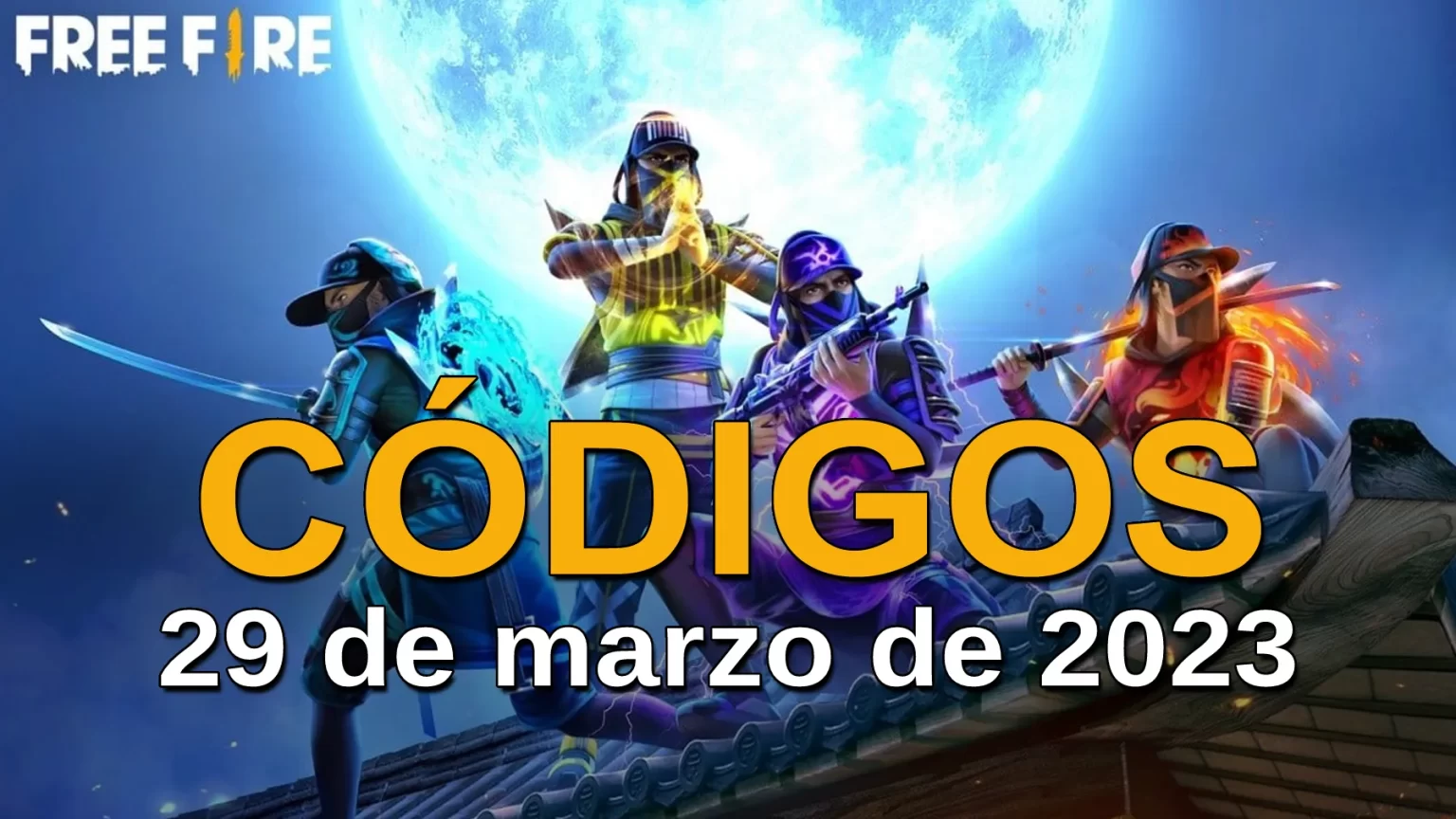 Códigos Free Fire del 29 de marzo de 2023: Recompensas GRATIS