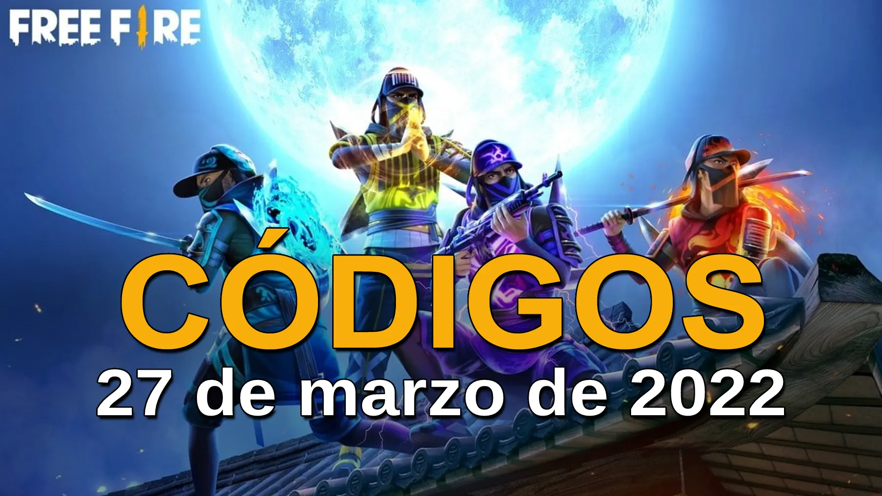 Garena Free Fire códigos del 8 de marzo 2022 de diamantes gratis