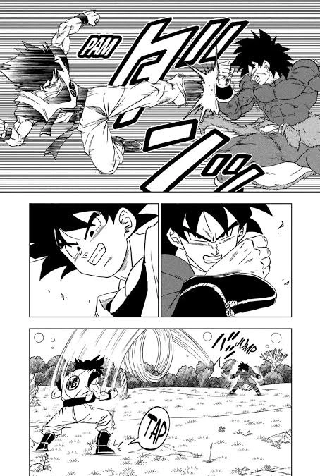 manga Dragon Ball Super Goku vs Broly